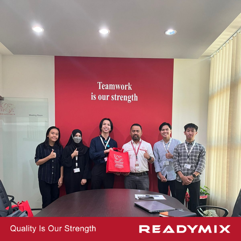 READYMIX WELCOMED STUDENTS FROM POLITEKNIK BRUNEI TO CONDUCT AND INTERVIEW FOR LIGHT CONCRETE: ITS PROPERTIES AND ITS APPLICATION