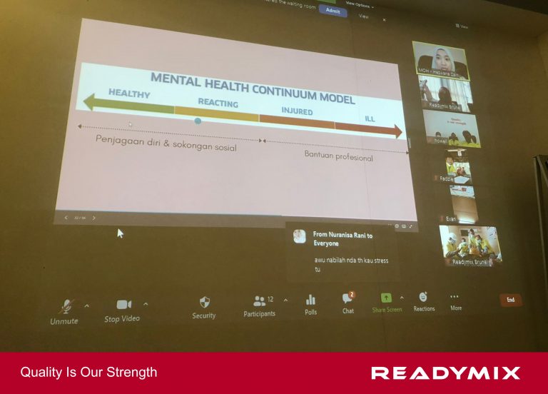Readymix Organized Webinar: Mari Bercakap Tentang Kesihatan Mental by MOH